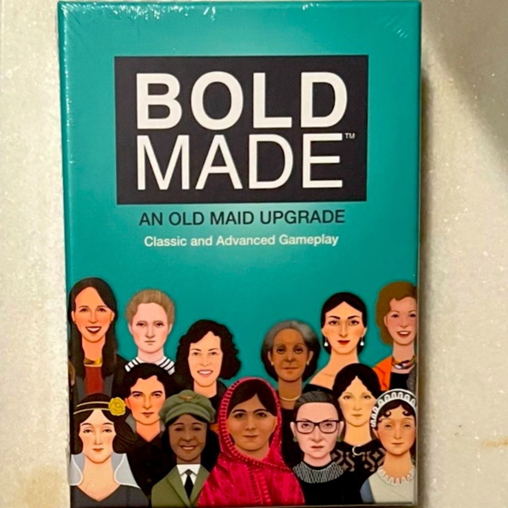 Bold Made Card Game, a modern feminist girl power twist on Old Maid - NEW in Box